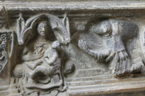 Le Puy / Cathedrale　壁面彫刻
