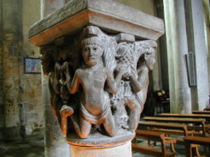 Mozac　柱頭彫刻