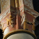 Civauxの柱頭彫刻