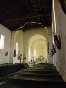 St.Quantin de Rancanneの身廊