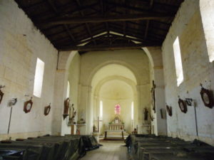 St.Quantin de Rancanneの身廊