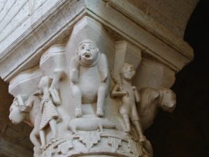 St.Genouの柱頭彫刻