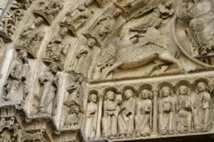 Chartres　中央扉口　タンパン
