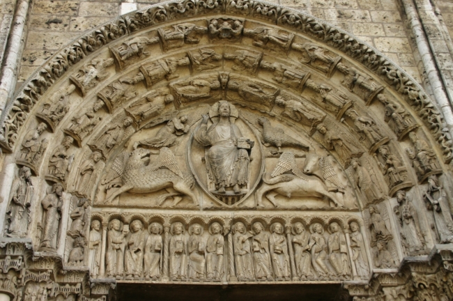 Chartres「黙示録のキリスト」