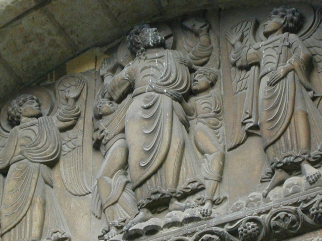 Toulouse / St.Sernin　　南扉口のキリスト