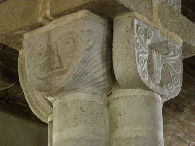 Bretagne, Langonnet　柱頭彫刻